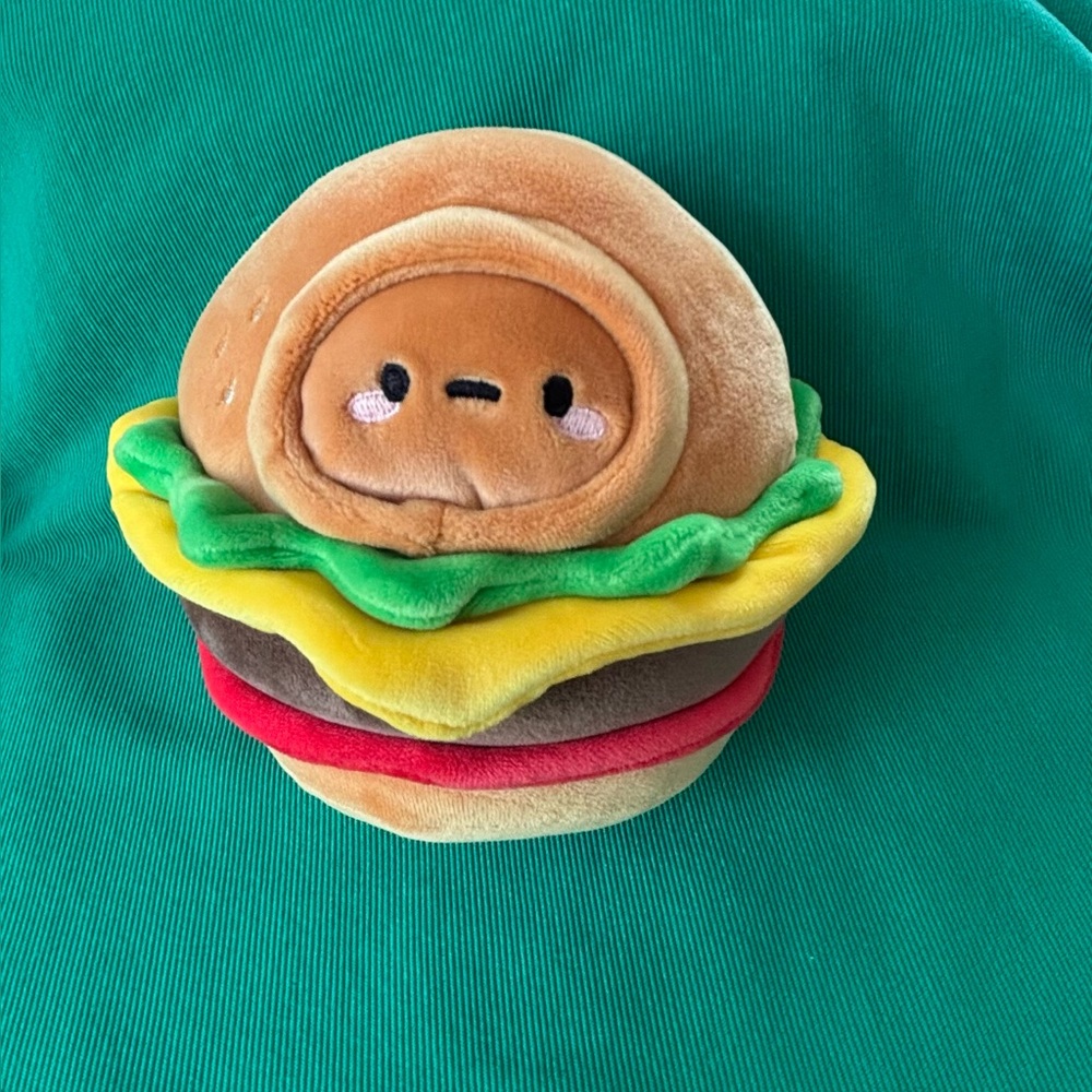 Smoko Tayto plush 6” Hamburger & Potato plushie 2024